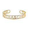 Braccialetto glitterato personalizzato con nome