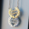 Personalized necklace with 2 first names