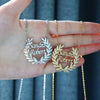 Personalized necklace with 2 first names
