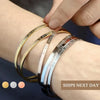 Personalized message bracelet