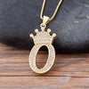 Collier pendentif Initiale