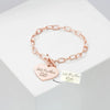 Bracelet cœur message