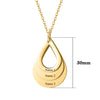 Collier personnalisé 3 prénoms