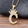 Collier pendentif Initiale