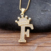 Collier pendentif Initiale