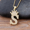 Collier pendentif Initiale