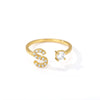 Bague personnalisée Initiale