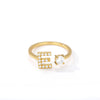 Bague personnalisée Initiale