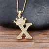 Collier pendentif Initiale
