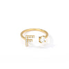 Bague personnalisée Initiale