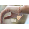Bracelet cœur message
