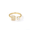 Bague personnalisée Initiale
