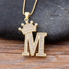 Collier pendentif Initiale