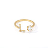Bague personnalisée Initiale
