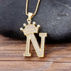 Collier pendentif Initiale