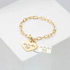 Bracelet cœur message