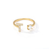 Bague personnalisée Initiale