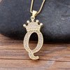 Collier pendentif Initiale