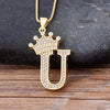 Collier pendentif Initiale