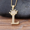 Collier pendentif Initiale
