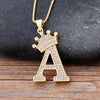 Collier pendentif Initiale