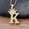 Collier pendentif Initiale