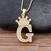 Collier pendentif Initiale