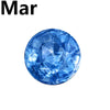 Anello personalizzato con due nomi e pietra portafortuna