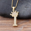 Collier pendentif Initiale