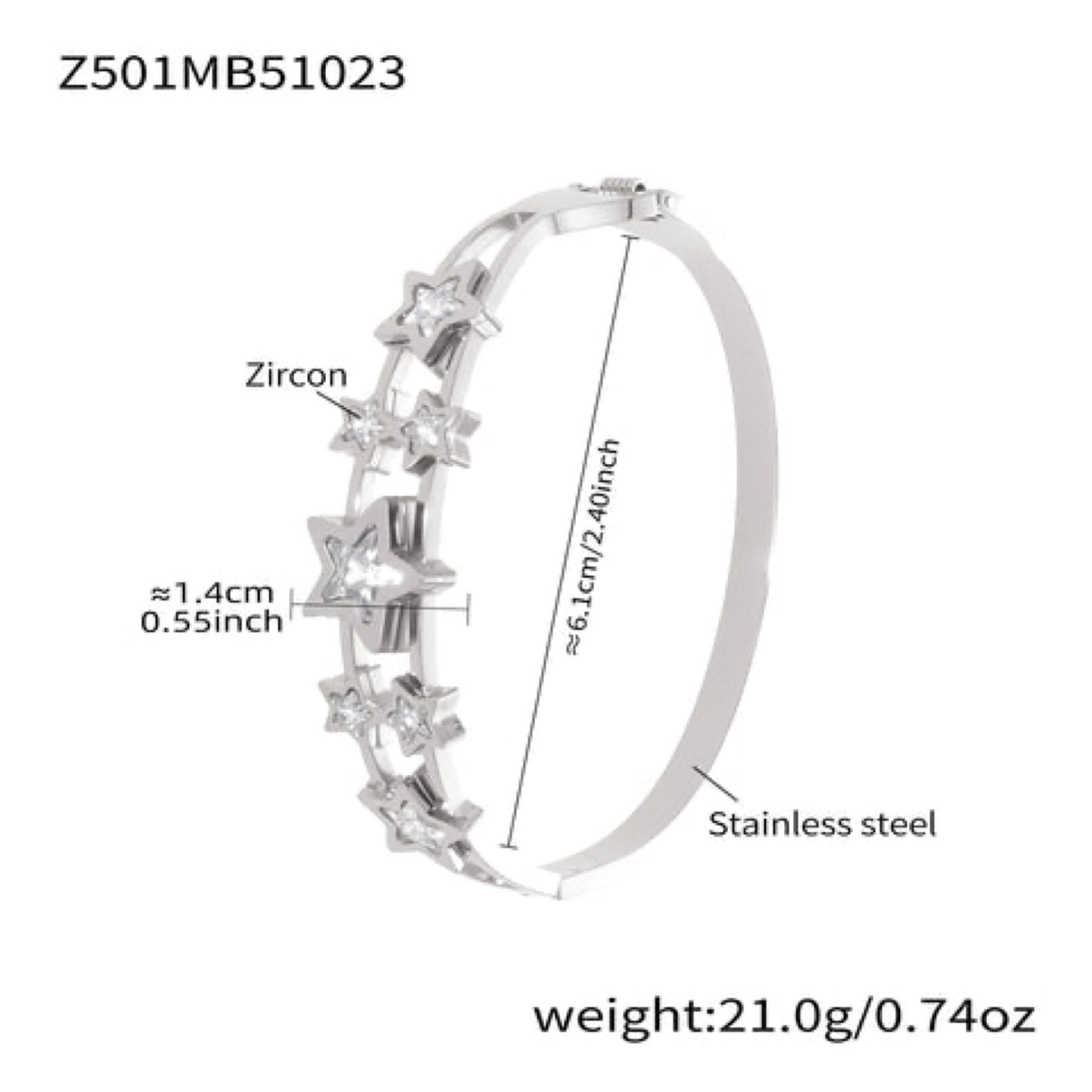 Bracelet Étoiles Célestes