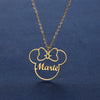 Personalized Minnie Ear Necklace