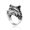 Bague Loup solitaire