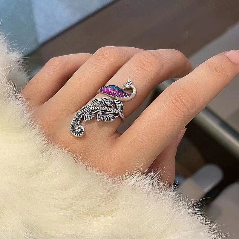 Bague Paon Mystique