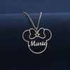 Personalized Minnie Ear Necklace