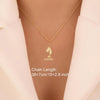 Personalized mermaid necklace