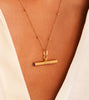 Collier personnalisé prénom parchemin avec pierre de naissance