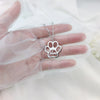 Collana personalizzata con zampa di cane