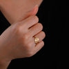 Bague chat endormi