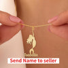 Personalized mermaid necklace