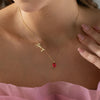 Collier personnalisé prénom et pierre de naissance