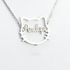 Personalized Kitty Necklace