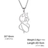 Collier Chat élégant
