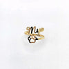 Bague personnalisée prénom Pet lover