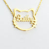 Personalized Kitty Necklace