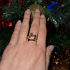 Bague personnalisée cœur et prénom