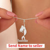 Personalized mermaid necklace