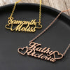 Collier personnalisé 2 noms