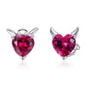 Boucles d’oreilles Angel or Devil Heart