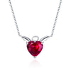 Collier Angel or Devil Heart