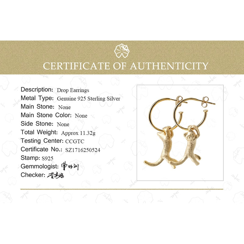 Boucles d’oreilles Jump Cat
